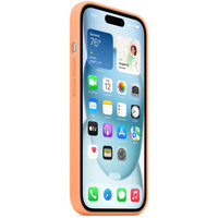 Чехол для телефона Apple MagSafe Silicone Case для iPhone 15 Plus (апельсиновый сорбет)
