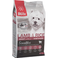 Сухой корм для собак Blitz Sensitive Adult Small Breeds Lamb & Rice (для мелких пород с ягненком и рисом) 2 кг