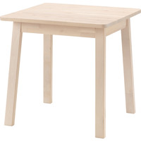 Кухонный стол Ikea Норрокер (белый/береза) 803.617.19
