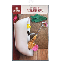 Коврик для ванной Vortex Velur Spa инстакот 24280 40x60