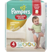 Трусики-подгузники Pampers Premium Care Pants 4 Maxi (22 шт)