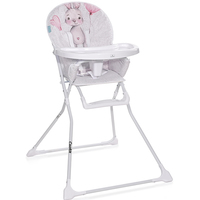 Высокий стульчик Lorelli Cookie 2023 (noble grey&pink rabbit)