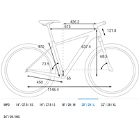 Велосипед Cube AIM SL 29 L 2022 (графит)