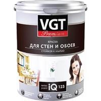 Краска VGT Premium для стен и обоев IQ 123 База А 2 л (белый)