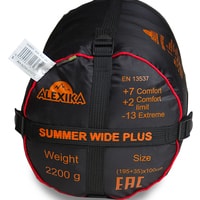 Спальный мешок AlexikA Summer Wide Plus 230 (правая молния, оливковый)