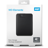 Внешний накопитель WD Elements Portable 4TB WDBU6Y0040BBK