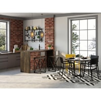 Кухонный стол LoftyHome Лондейл-100 Раунд (серый/черный)
