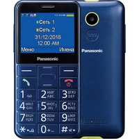 Кнопочный телефон Panasonic KX-TU150RU (синий)