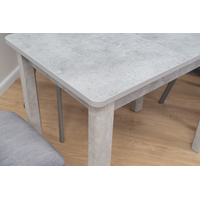 Кухонный стол Домотека Джаз ПР-М 60x90-127 (серый бетон/04)