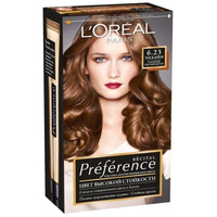 Крем-краска для волос L'Oreal Recital Preference 6.23 Тоскания Радужный светлый каштан