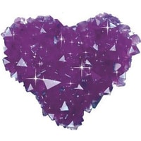 Набор для опытов Bumbaram Кристаллы. Чудесное сердце фиолетовое A124