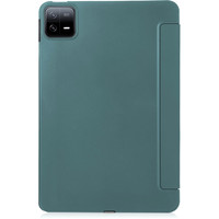 Чехол для планшета JFK Smart Case для Xiaomi Mi Pad 6/Mi Pad 6 Pro 11 601 (темно-зеленый)