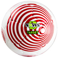 Футбольный мяч Novus Target (5 размер, белый/красный)