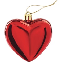 Елочная игрушка Золотая сказка Сердца (красный) 3 шт в Барановичах