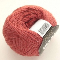 Пряжа для вязания FELICE 9 пряжа (темно-оранжевый)