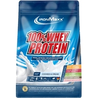 Протеин сывороточный (концентрат) IronMaxx 100% Whey Protein в пакете (печенье-сливки, 900 гр)
