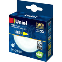 Светодиодная лампочка Uniel GX53 16Вт 6500K PLZ01WH UL-00005315