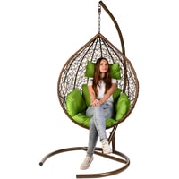 Подвесное кресло BiGarden Tropica Twotone (коричневый/зеленый)