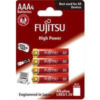 Батарейка Fujitsu AAA 4 шт. [LR03(4B)FH]