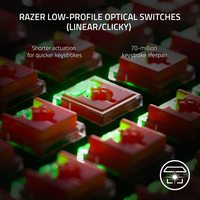 Клавиатура Razer Deathstalker V2 Pro Wireless (Razer Low Profile Optical Red, нет кириллицы)