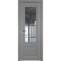 Межкомнатная дверь ProfilDoors 2.103U L 90x200 (грей, стекло прозрачное)