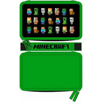 Пенал Astra Minecraft 503020200 (черный/салатовый)