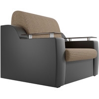 Кресло-кровать Лига диванов Сенатор 100699 80 см (коричневый/черный)