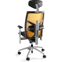 Кресло UNIQUE Exact (черный/желтый)