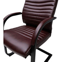 Офисный стул AksHome Augusto Eco 87589 (коричневый бриллиант/черный)