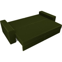 Диван Лига диванов Мэдисон 106136 (микровельвет, зеленый)