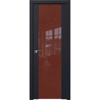 Межкомнатная дверь ProfilDoors 22U L 80x200 (черный матовый/lacobel коричневый лак)