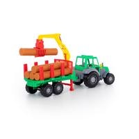 Трактор Полесье Алтай трактор с полуприцепом-лесовозом 35370