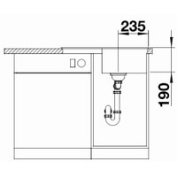 Кухонная мойка Blanco Zia 45 S Compact 526009 (черный)