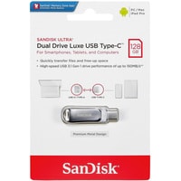 USB Flash SanDisk Ultra Dual Drive Luxe USB Type-C 128GB SDDDC4-128G-G46