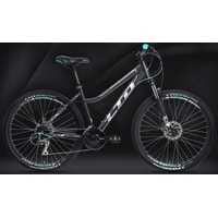 Велосипед LTD Stella 760 2020 (черный/бирюзовый)