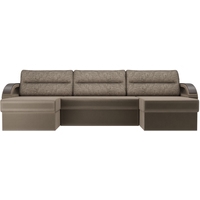 П-образный диван Лига диванов Форсайт 100832 (коричневый)