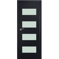 Межкомнатная дверь ProfilDoors 46U L 80x200 (черный матовый/мателюкс матовое)
