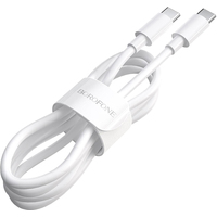 Кабель Borofone BX44 USB Type-C - USB Type-C (2 м, белый)