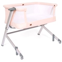 Приставная детская кроватка Nuovita Accanto Dalia (розовый/серебристый)