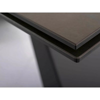 Кухонный стол Signal Westin ceramic WESTINBROC160 (коричневый/черный матовый)