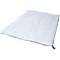 Спальный мешок Acamper Bruni 300г/м2 (правая молния, голубой/серый)