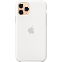 Чехол для телефона Apple Silicone Case для iPhone 11 Pro (белый)