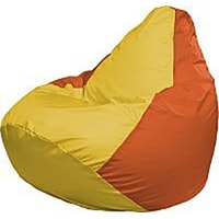 Кресло-мешок Flagman Груша Медиум Г1.1-258 (жёлтый/оранжевый)