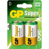 Батарейка GP Super Alkaline D 2 шт.