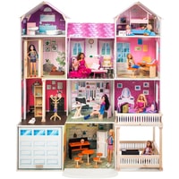 Кукольный домик Paremo Поместье Агостина с мебелью, светом и звуком PD318-17
