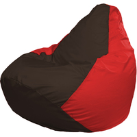 Кресло-мешок Flagman Груша Г2.1-322 (коричневый/красный)