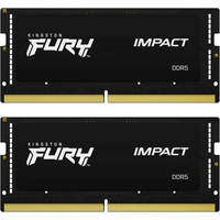 Оперативная память Kingston FURY Impact 2x32 ГБ DDR5 4800 МГц KF548S38IBK2-64