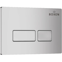 Унитаз подвесной Roxen Antares One Rimless 6 в 1 StounFix Slim 583589 (кнопка: хром)