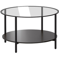 Журнальный столик Ikea Витше (черный/коричневый) 303.833.04