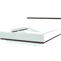 Кровать SV-Мебель Соло К 160х200 144389 (белый глянец/венге)